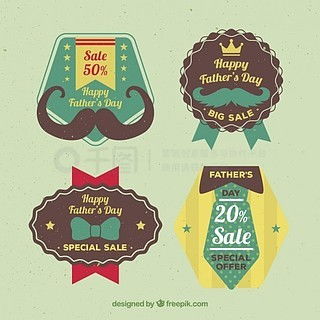 復古徽章廣告設計素材免費下載 | 平面廣告圖片大全